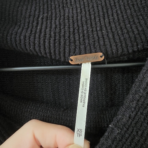 Free People Ottoman Slouchy Pullover Tunic Sweater Size XS - Picture 6 of 8